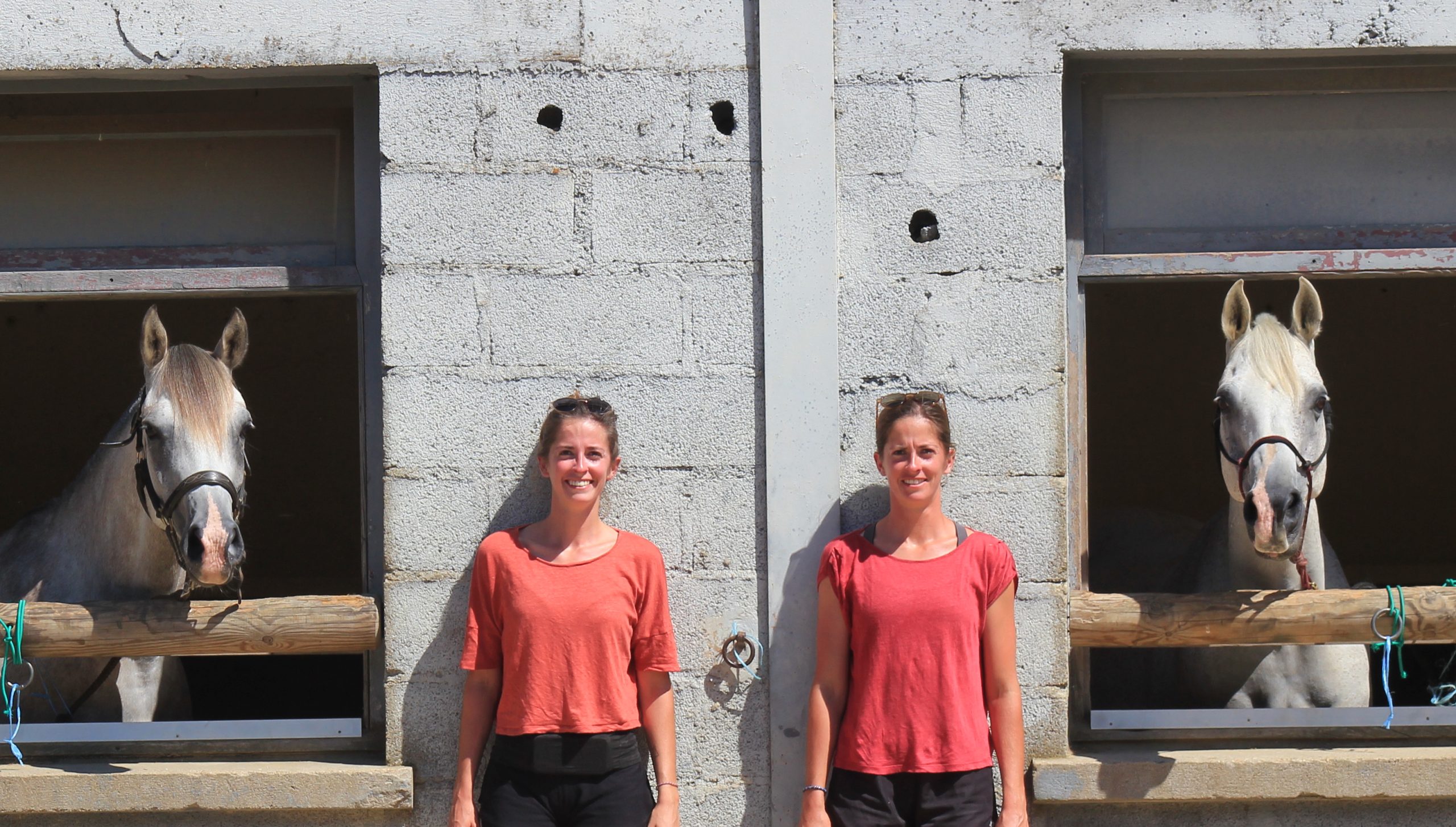 jeanne bardin et lucie bardin, gérante de l'écurie de la cherbonnais guichen